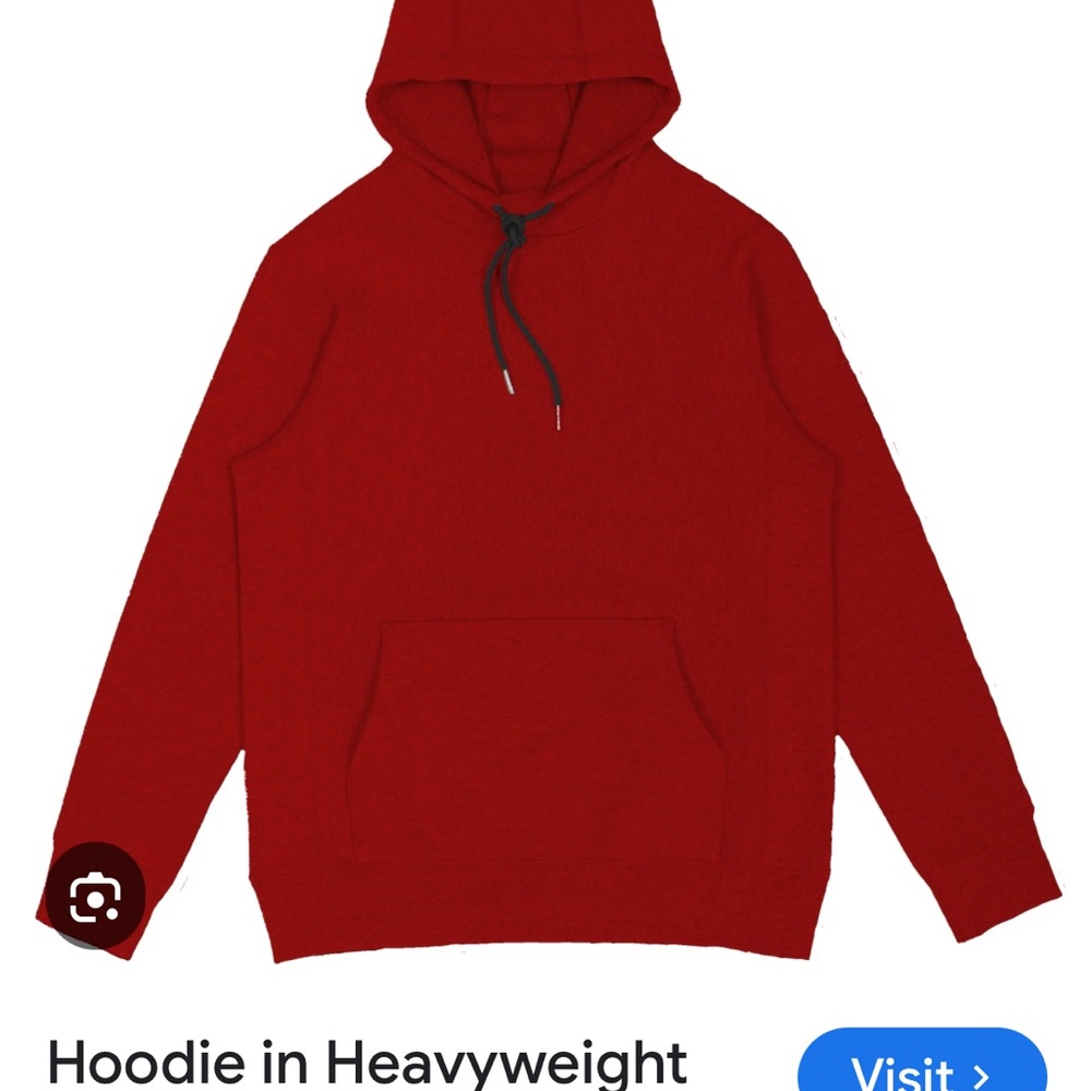 Heavyweight hoodie, made in Montreal from locally milled fabric